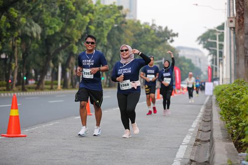 Race photo from KEMLU RUN 2025