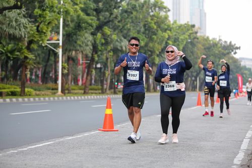 Race photo from KEMLU RUN 2025