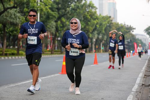 Race photo from KEMLU RUN 2025