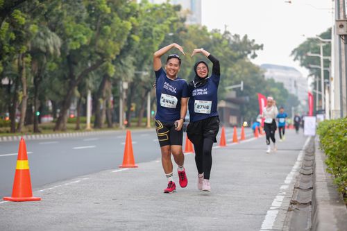Race photo from KEMLU RUN 2025