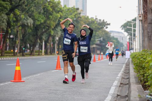 Race photo from KEMLU RUN 2025