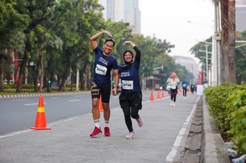 Race photo from KEMLU RUN 2025