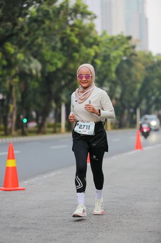 Race photo from KEMLU RUN 2025