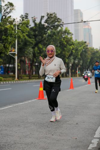 Race photo from KEMLU RUN 2025