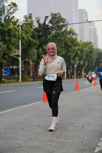Race photo from KEMLU RUN 2025