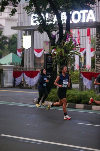 Race photo from KEMLU RUN 2025