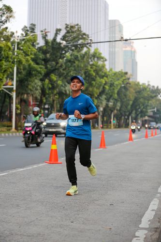 Race photo from KEMLU RUN 2025