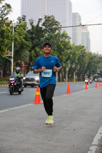 Race photo from KEMLU RUN 2025