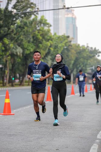 Race photo from KEMLU RUN 2025