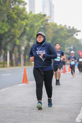 Race photo from KEMLU RUN 2025