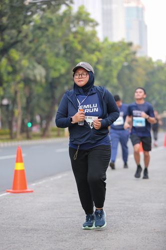 Race photo from KEMLU RUN 2025