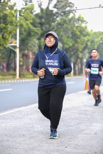 Race photo from KEMLU RUN 2025
