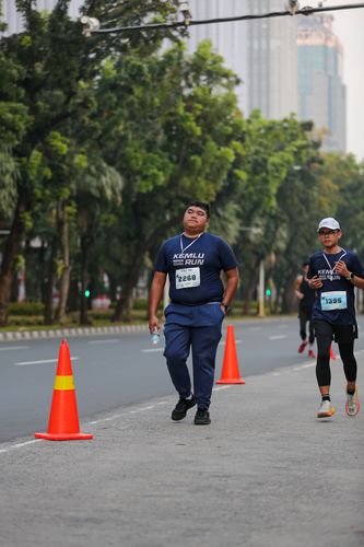 Race photo from KEMLU RUN 2025