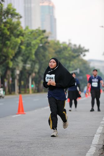 Race photo from KEMLU RUN 2025