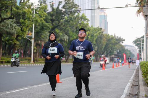Race photo from KEMLU RUN 2025