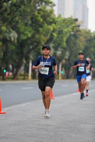 Race photo from KEMLU RUN 2025