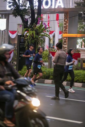 Race photo from KEMLU RUN 2025