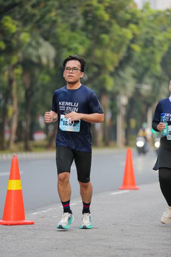 Race photo from KEMLU RUN 2025