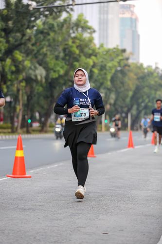 Race photo from KEMLU RUN 2025
