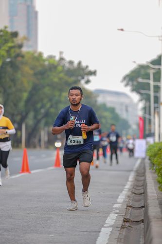 Race photo from KEMLU RUN 2025