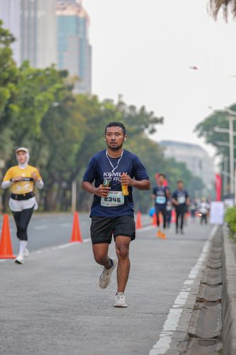 Race photo from KEMLU RUN 2025