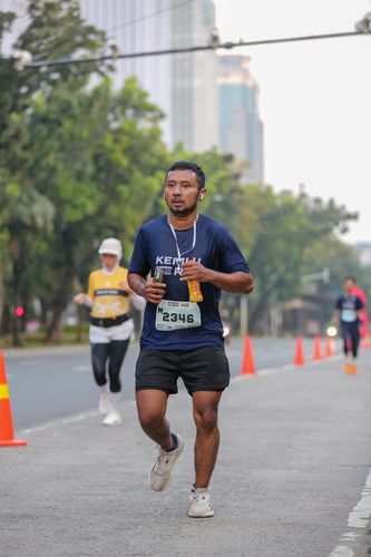 Race photo from KEMLU RUN 2025