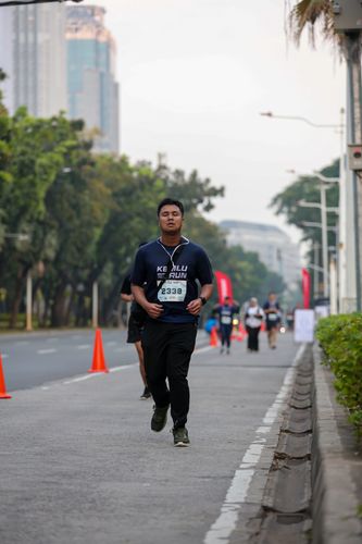 Race photo from KEMLU RUN 2025