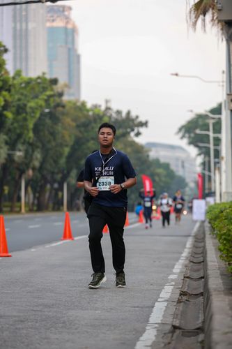 Race photo from KEMLU RUN 2025