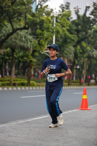Race photo from KEMLU RUN 2025