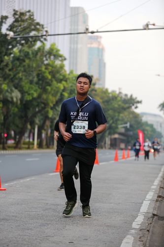 Race photo from KEMLU RUN 2025