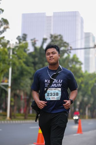 Race photo from KEMLU RUN 2025