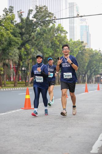Race photo from KEMLU RUN 2025