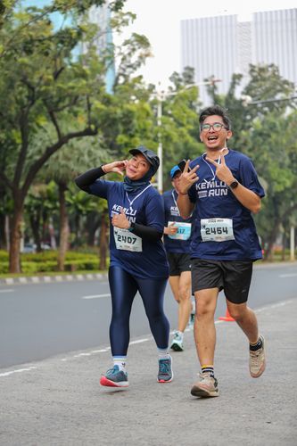 Race photo from KEMLU RUN 2025