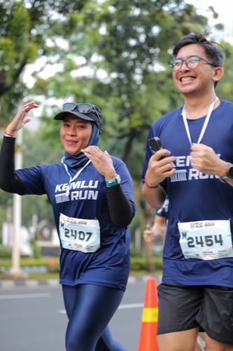 Race photo from KEMLU RUN 2025
