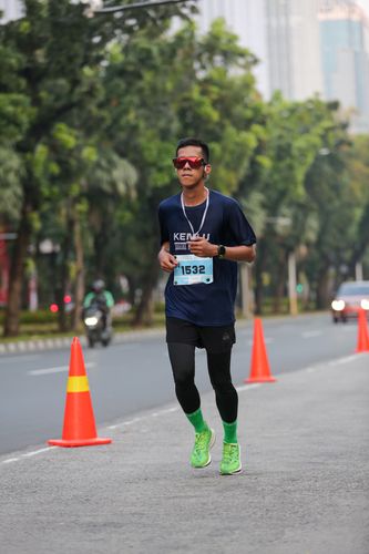 Race photo from KEMLU RUN 2025