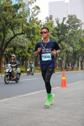 Race photo from KEMLU RUN 2025