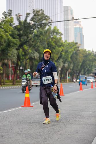 Race photo from KEMLU RUN 2025