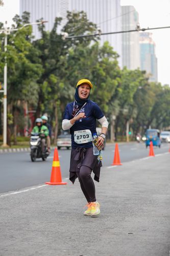 Race photo from KEMLU RUN 2025