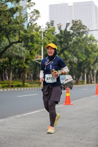 Race photo from KEMLU RUN 2025