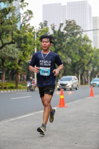 Race photo from KEMLU RUN 2025