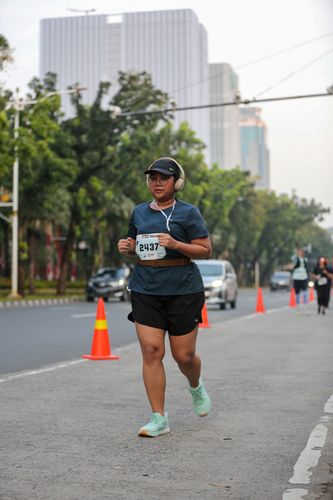 Race photo from KEMLU RUN 2025