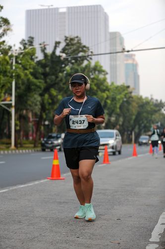 Race photo from KEMLU RUN 2025