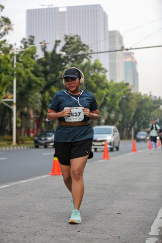 Race photo from KEMLU RUN 2025