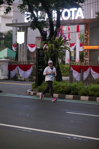 Race photo from KEMLU RUN 2025