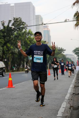 Race photo from KEMLU RUN 2025
