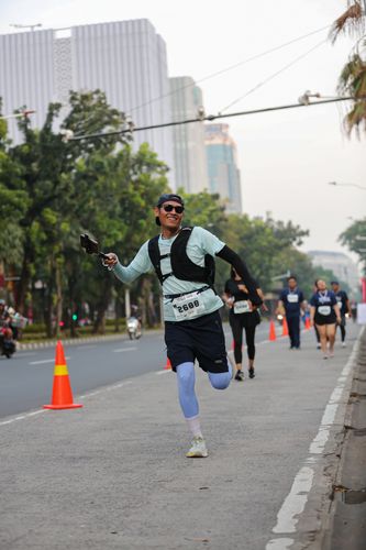 Race photo from KEMLU RUN 2025