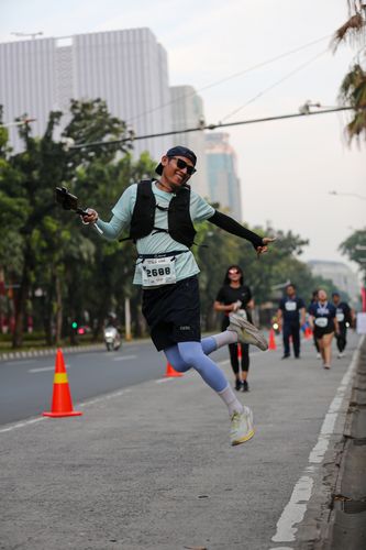 Race photo from KEMLU RUN 2025