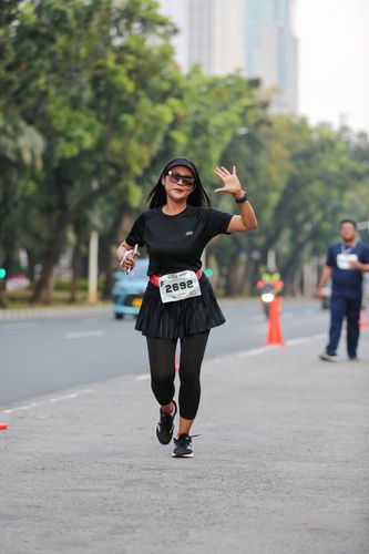 Race photo from KEMLU RUN 2025