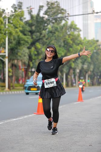 Race photo from KEMLU RUN 2025