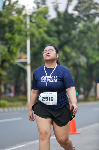 Race photo from KEMLU RUN 2025